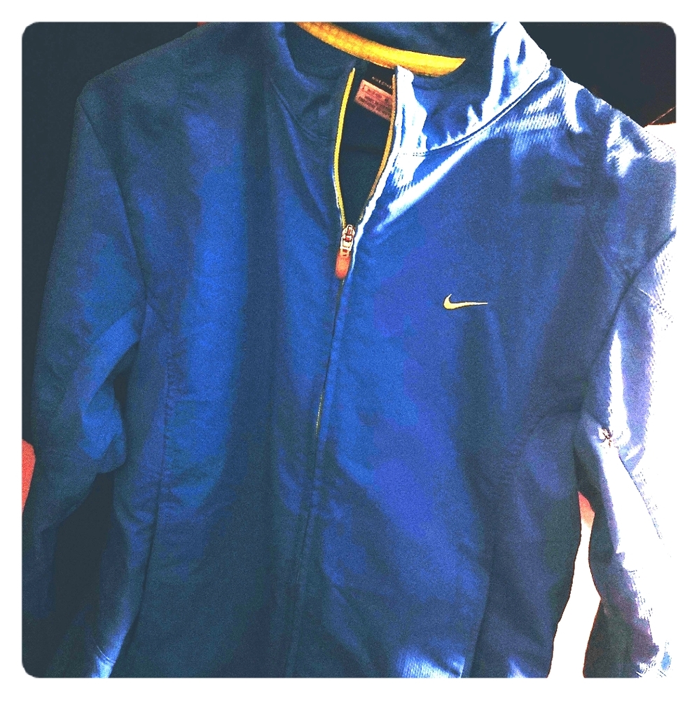 Light blue unique Nike track jacket